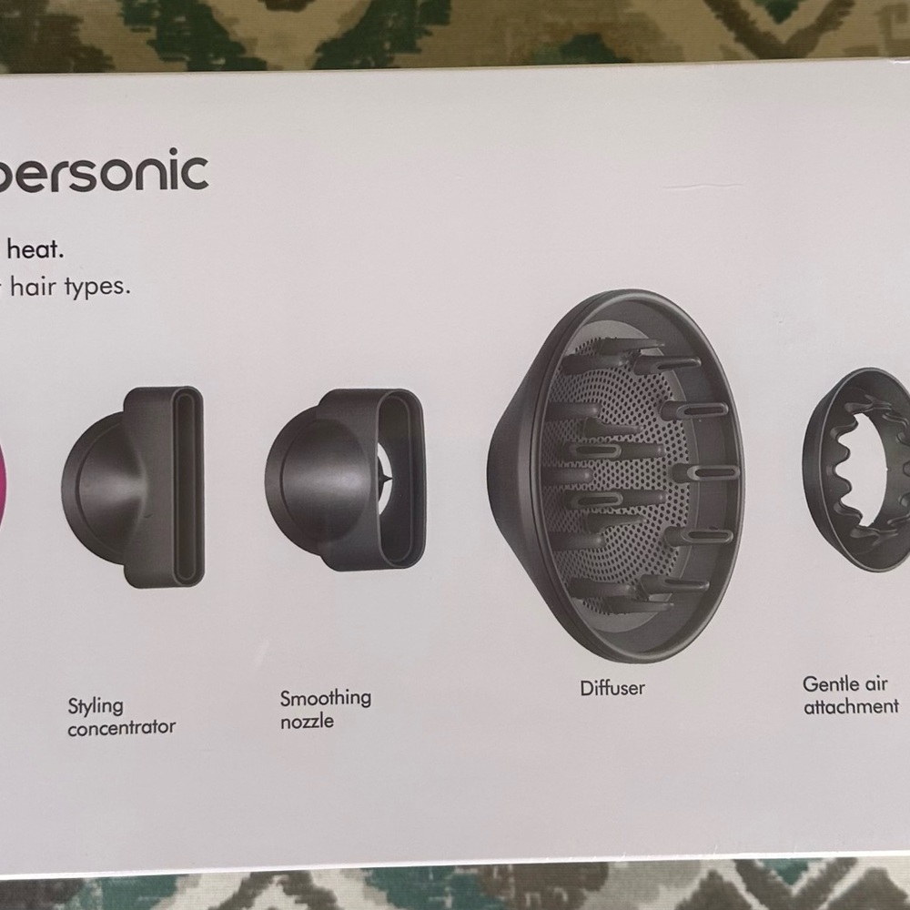 Dyson supersonic hairdryer, new